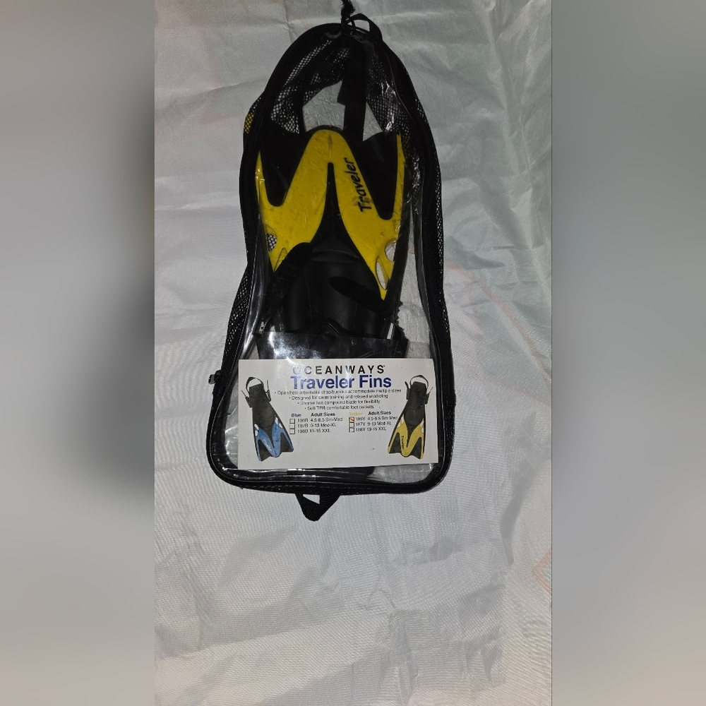 Oceanways Seadart Snorkerling Fins 186y Sm-Med 4.5-8.5